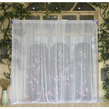 thumb_3m wide White Sheer Backdrop Curtains