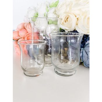 thumb_Hurricane Vase - Medium 9x11cm Clear