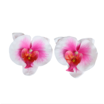thumb_9cm Floating Orchid Head - White/Yellow