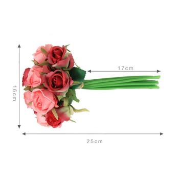 thumb_Red - 12 Head Silk Rose Bouquet