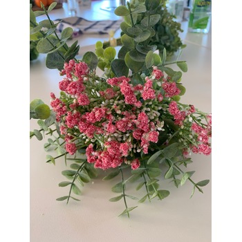 thumb_32cm Pink Native  Eucalyptus and Blossom Filler Flower Bouquet