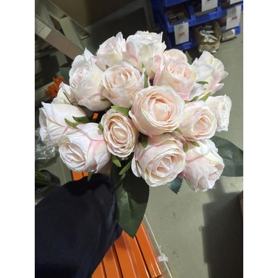 thumb_18 Head Silk Rose Bouquet - Pink