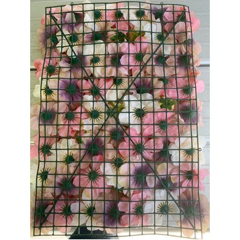 thumb_Rose & Hydrangea Flower Wall Mauve/Pink/Peach