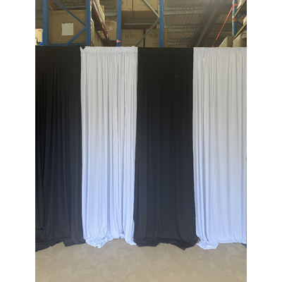 thumb_1.5x3m - Black Lycra Panel Backdrop Curtain