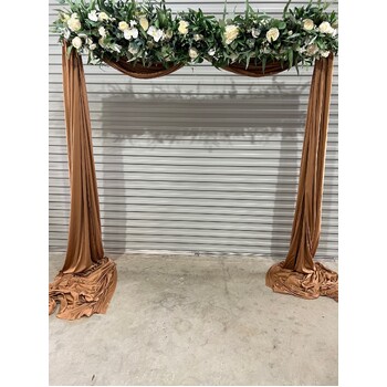 thumb_1.5m x 10m Polyester Stretch Swagging - Brown