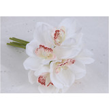 thumb_White Small Real Touch Orchid Bouquet
