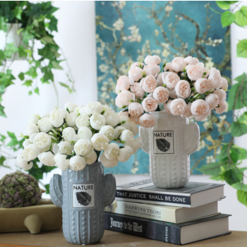 thumb_27 Head Blush Pink Peony Bouquet/Filler Flower Bunch