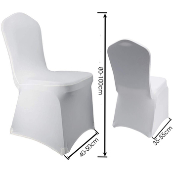thumb_Lycra Chair Cover (200GSM) Rouched Swag Back - Black
