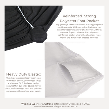 thumb_Lycra Chair Cover (200gsm) Rouched Swag Back - White