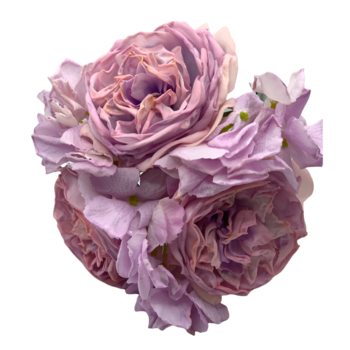 thumb_Cottage Rose & Hydrangea Bouquet - Lavender - Real Touch