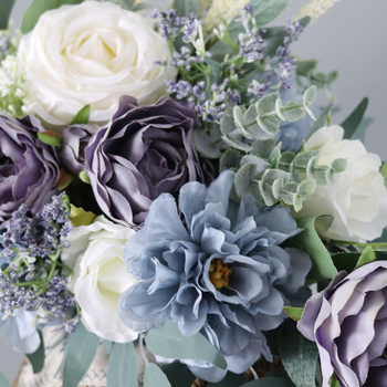 thumb_Bridal Teardrop Bouquet - Blue/White
