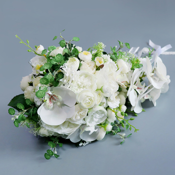 thumb_Bridal Teardrop Bouquet - White Orchids