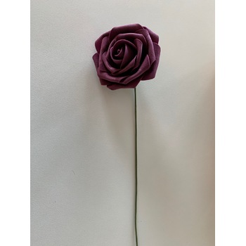 thumb_25pk - Dark Mixed Foam Roses - 7.6cm on stem/pick