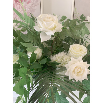 thumb_50cm x 30cm Rose, Hydrangea & Eucalyptus Floral Arch Arrangement
