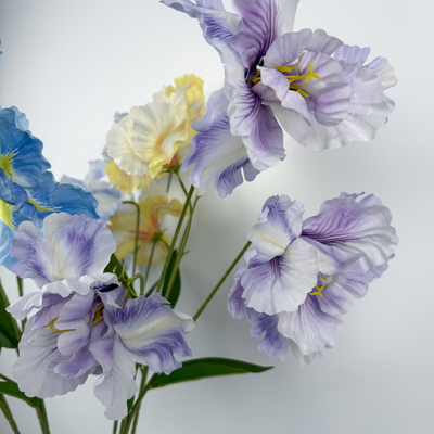 thumb_Purple Ruffled Iris Spray – 80cm Artificial Flower Stem