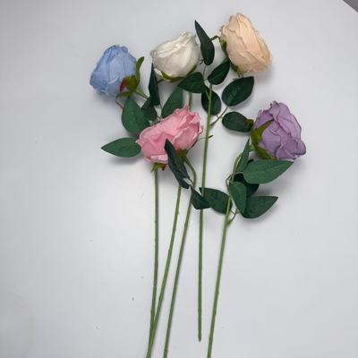 thumb_Peach David Austin Rose Stem 50cm Artificial – Single Stem