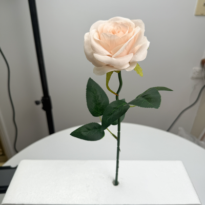 thumb_Champagne Open Rose Stem 50cm Artificial – Single Stem