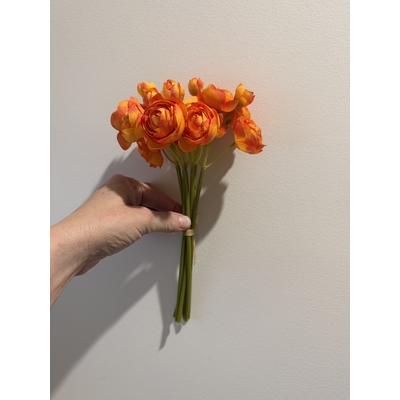 thumb_Mini Ranunculus – Orange – 6 Stem Artificial Flower Bunch