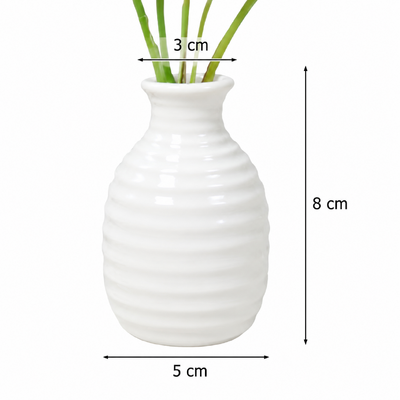 thumb_Small Green Ceramic Bud Vase 8cm