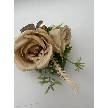 thumb_Buttonhole Twin rose Style - Beige