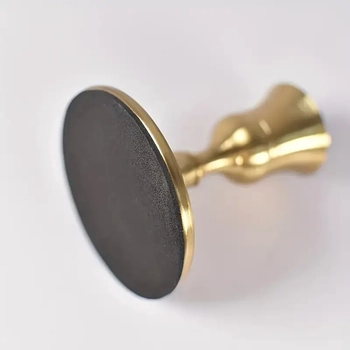 thumb_2 Pc Set - Black Metal Taper/Dinner Candle Holder