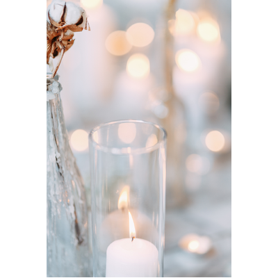 thumb_2pcs - 7cmx35cm Glass Cylinder Windlight Shade Candle Cover