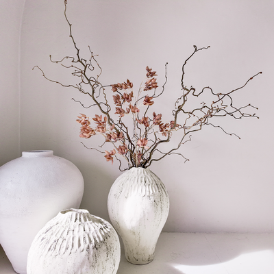 thumb_Mocha Brown Blossom Spray – 90cm Artificial