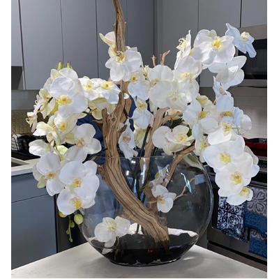 thumb_Green Soft Touch Phalaenopsis Orchid Stem – 100cm Artificial Flower