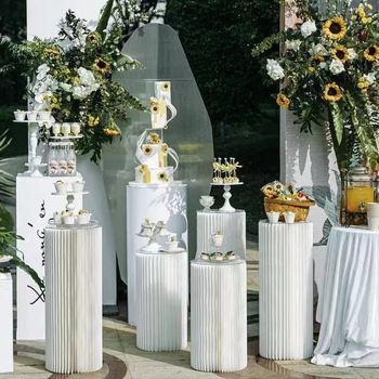 thumb_Folding White Plinth/Pedestal - 4 Sizes Available