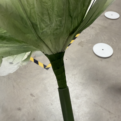 thumb_Set of 3 White Giant Poppies on Stands