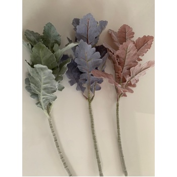 thumb_36cm Artificial Dusty Miller Leaf - Pink