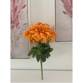 thumb_40cm - 7 Head Dahlia Bush - Autumn Orange