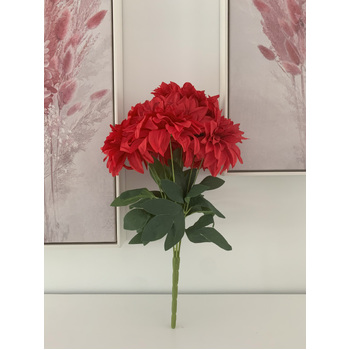 thumb_40cm - 7 Head Dahlia Bush - Red