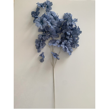 thumb_80cm - Cherry Blossom/Sakura Flower Spray - Dusty Blue