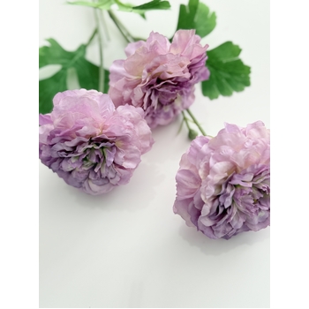 thumb_70cm Light Purple Artificial Ranunculus Flower Stem – 3 Head
