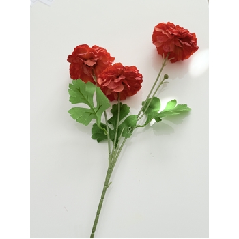 thumb_70cm Burnt Orange Artificial Ranunculus Flower Stem – 3 Head