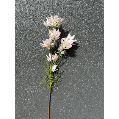 thumb_65cm White/Pink Artificial Blushing Bride Stem – 9 Flower Heads