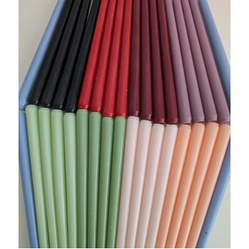 thumb_4pcs - 25cm Beige Wax (Taper) Dinner Candle Romantic Candlestick