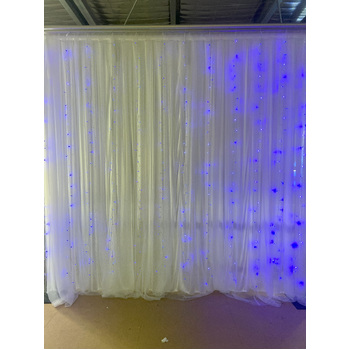 thumb_3x3m Blue LED Curtain Light - 12 drop
