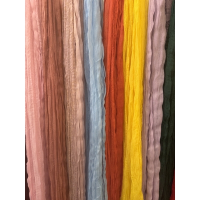 thumb_Extra Long 4m Orange Cheesecloth Table Runner 90x400cm