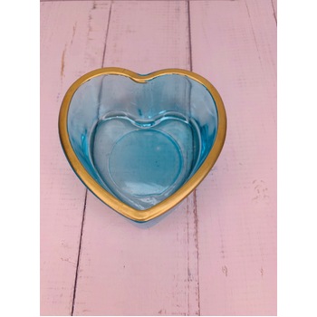 thumb_7cm Heart Shaped Tea Light Holder - Gold