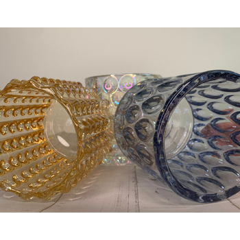 thumb_9.5cm - Clear Iridescent Finish Votive Candle Holder