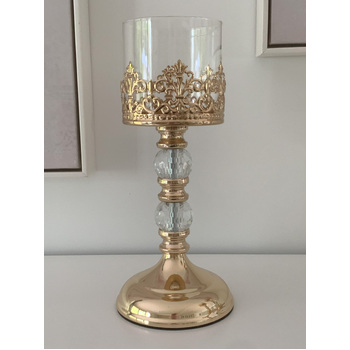 thumb_Glass Stemmed Candelabra - 35cm Tall