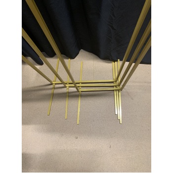 thumb_3pc Set Backdrop Arches - Gold (Note: may increase shipping charges drastically as exceptionally bulky)