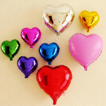 thumb_25cm Fushia Foil Heart Balloon