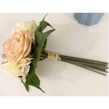 thumb_Rose & Hydrangea Bouquet - Cream/Pink