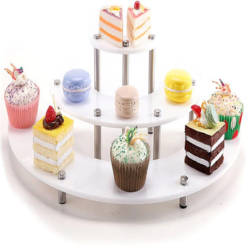 thumb_3 Tier Clear Acrylic Riser Set - Cup Cakes or Displays