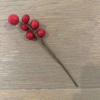 thumb_15cm - Red Christmas Berry Pick 