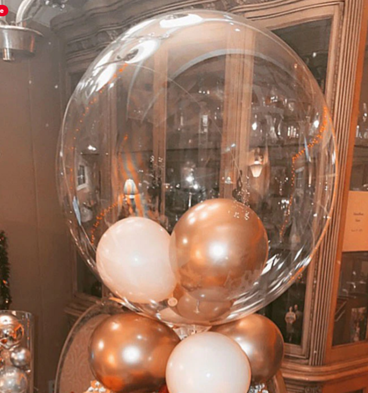Clear Bubble Balloons - 45cm