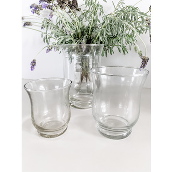 thumb_Hurricane Vase - Medium 9x11cm Clear